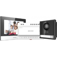 KIT VIDEO PORTEIRO HIKVISION 2 FIOS PRETO